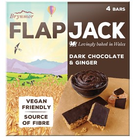 Bild på Flapjack Multipack Dark Chocolate & Ginger 40 g x 4