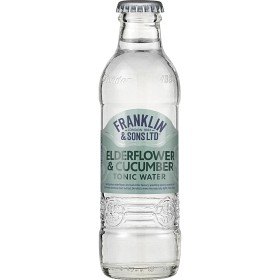 Bild på Franklin & Sons Elderflower Cucumber Tonic Water 20cl