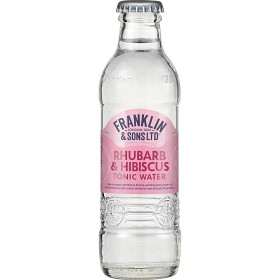 Bild på Franklin & Sons Rhubarb Hibiscus Tonic Water 20cl