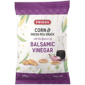 Bild på Friggs Corn & Green Pea Snack Balsamic Vinegar 60 g