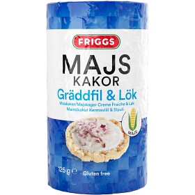 Bild på Friggs Majskakor Gräddfil & Lök 125g