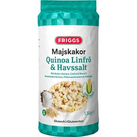 Bild på Friggs Majskakor Quinoa, Linfrö & Havssalt 130 g