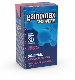 Bild på BERGENDAHLS - 1512 - GAINOMAX - GAINOMAX RECOVER HALLON 250ML (NORRMEJERIER)