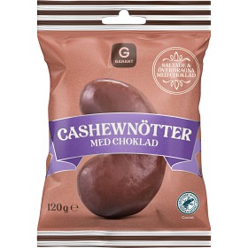 Bild på Garant Cashewnötter med Choklad 120g