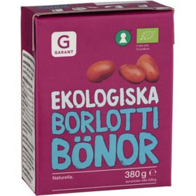 Bild på Garant Ekologiska Borlotti Bönor 380g