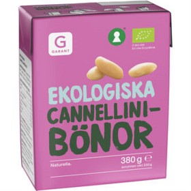 Bild på Garant Ekologiska Cannellini Bönor 380g