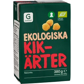 Bild på Garant Ekologiska Kikärter 380g 