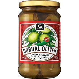 Bild på Garant Gordal Oliver Jalapeño 340g