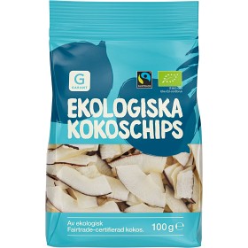 Bild på Garant Kokoschips Naturella Ekologiska 100g