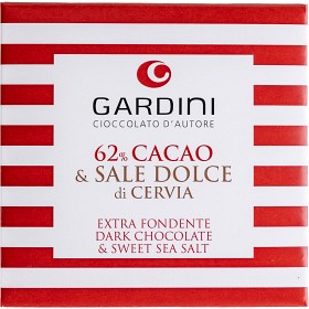 Bild på Gardini 62% Mörk Choklad med Havssalt 50g