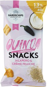 Bild på Gårdschips Quinoa Snacks Jalapeño & Crème Fraiche 70 g