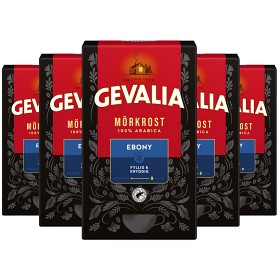 Bild på Gevalia Ebony Mörkrost Malet Kaffe 12x425g