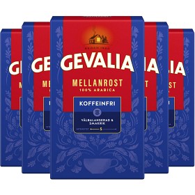 Bild på Gevalia Malet Mellanrost Koffeinfri 12x425g