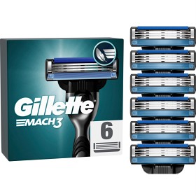 Bild på Gillette Mach3 rakblad, 6 st