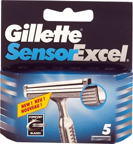 Bild på Gillette Sensor Excel rakblad 5 st