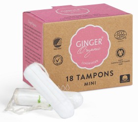 Bild på Ginger Organic Tampong Mini 18 st