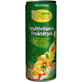 Bild på Glockengold Kolsyrad Multivitamin Fruktdryck 33cl inkl pant