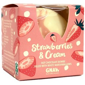 Bild på Gnaw Chokladbomb Strawberries & Cream 45g