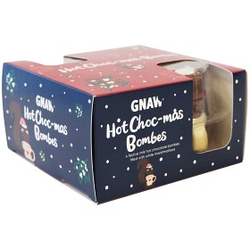 Bild på Gnaw Hot Choc Santa & Snowmen Bombes 4-pack 105g