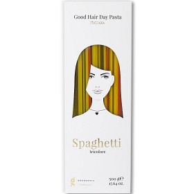 Bild på Good Hair Day Pasta Spaghetti Tricolore 500g