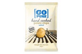 Bild på GoPure Handkokade Chips Havssalt 125 g