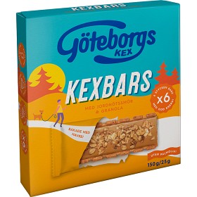 Bild på Göteborgs Kex Kexbars Jordnöt & Granola 150g