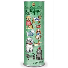 Bild på Grandma Wild's Fruit & Lemon Biscuits med Hundmotiv 200g