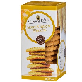 Bild på Grandma Wild's Stem Ginger Biscuits 150g