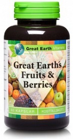 Bild på Great Earth Super Fruits & Berries 90 kapslar 