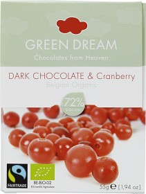 Bild på Green Dream Dark Chocolate & Cranberry 55 g
