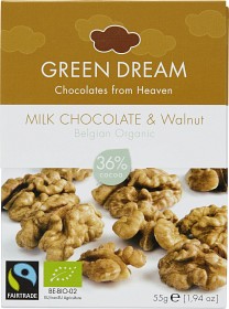 Bild på Green Dream Milk Chocolate & Walnut 55 g