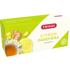 Bild på Grönt te Citron Ingefära 20 tepåsar