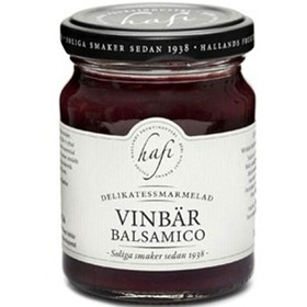 Bild på Hafi Vinbär & Balsamico Marmelad 140g