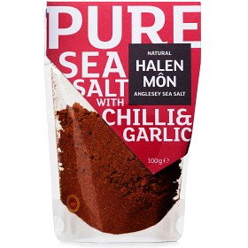 Bild på Halen Môn Chilli & Garlic Salt Påse 100g