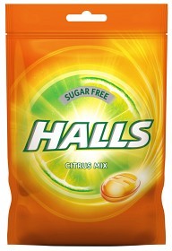 Bild på Halls Citrus Mix halstablett