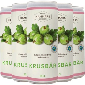 Bild på Hammars Bryggeri Krusbär Burk 5x33cl