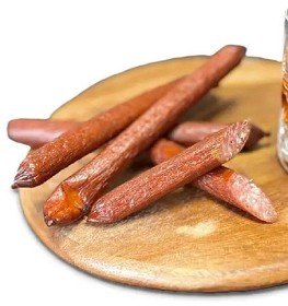Bild på Heberleins Whiskey Ölkorv 100g