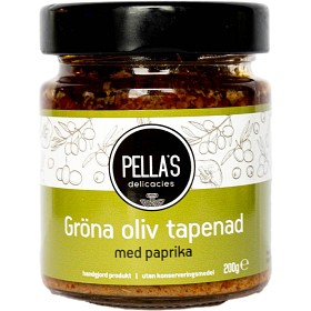 Bild på Hellas Food Grön Olivtapenade med Florina Paprika 200g
