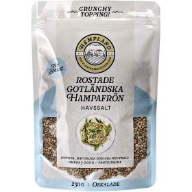Bild på Hempland Rostade Gotländska Hampafrön med Havssalt 250g