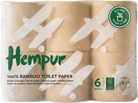 Bild på Hempur Bambu Toapapper 6-pack