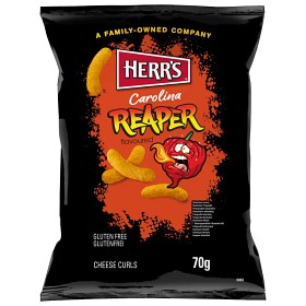 Bild på Herr's Carolina Reaper Cheese Curls 70g