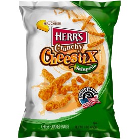 Bild på Herr's Crunchy Cheestix Jalapeño 113g
