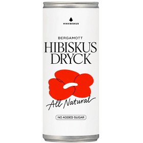 Bild på Hikkibiskus Sparkling Hibiskusdryck Bergamott 33cl