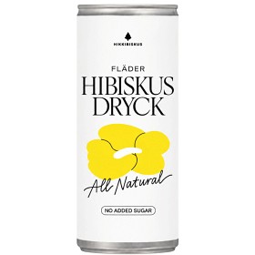 Bild på Hikkibiskus Sparkling Hibiskusdryck Fläder 33cl