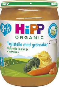 Bild på HiPP Tagliatelle & Grönsaker 8M 190 g
