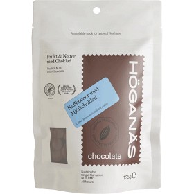 Bild på Höganäs Chocolate Dragees Kaffebönor & Mjölkchoklad 36% 135g