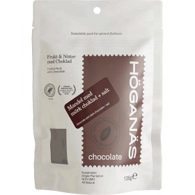 Bild på Höganäs Chocolate Dragees Saltad Mandel & Mörk Choklad 60% 135g