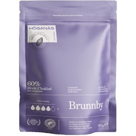 Bild på Höganäs Chocolate Mörk Choklad 60% Couverture "BRUNNBY" 500g