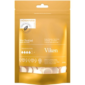 Bild på Höganäs Chocolate Vit Choklad Couverture "VIKEN" 200g