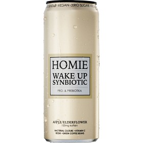 Bild på Homie Wake Up Synbiotic Apple/Elderflower 33cl